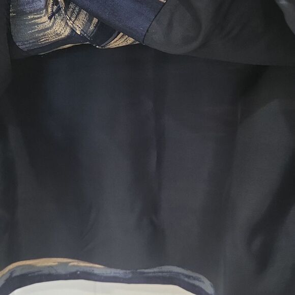 Pendleton Womans 100% Silk Colarless Dress Jacket, Shoulder Pads, Size 8 - Picture 6 of 7